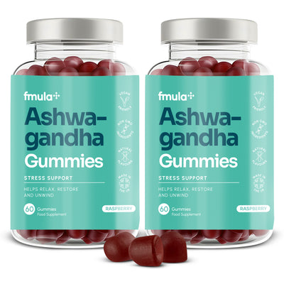 Ashwagandha Gummies 1200mg Raspberry Flavour fmula+