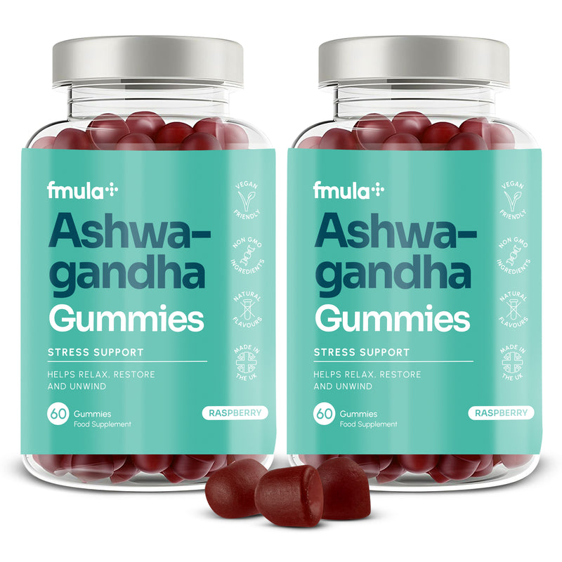 Ashwagandha Gummies 1200mg Raspberry Flavour fmula+