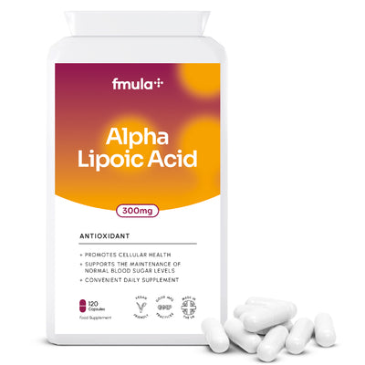  Alpha Lipoic Acid Supplement (ALA) 300mg Capsules For Metabolism Support | Antioxidant Supplements